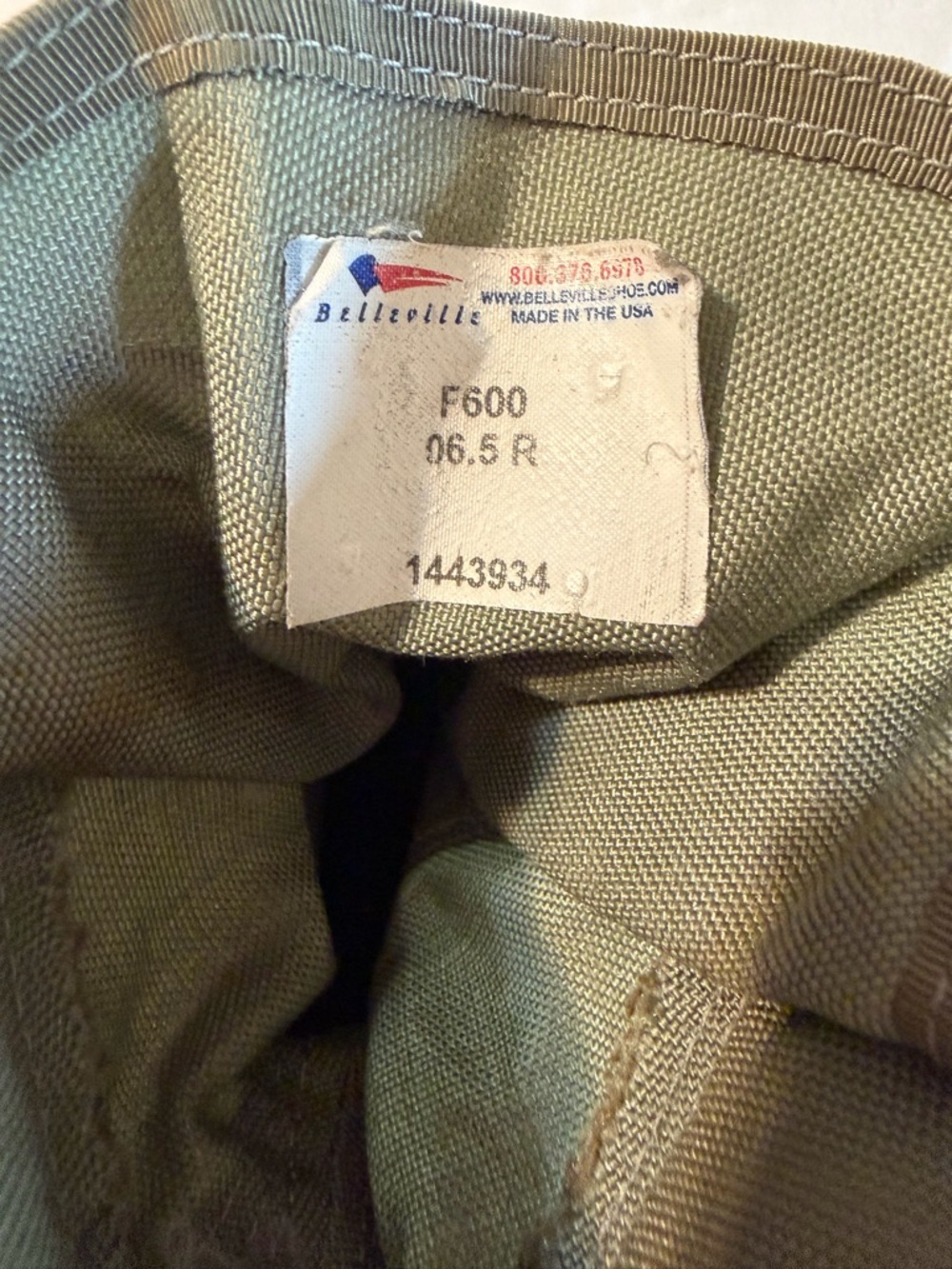 Belleville Women's 600 Hot Weather Military Air Force Boots - Size 6.5 - Tan - Picture 3 of 8